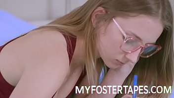 Macy Meadows, Alexis Zara - Lonely Foster d. Offers Her Body - FULL SCENE on http://MyFosterTapes.com